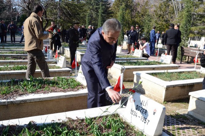 Konya’da Şehitler Günü ve Çanakkale Zaferi’nin 104. yıldönümü törenleri