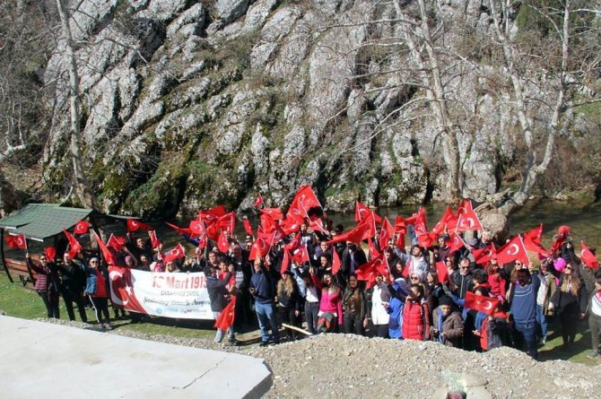 Doğaseverler Çanakkale şehitleri anısına yürüdü