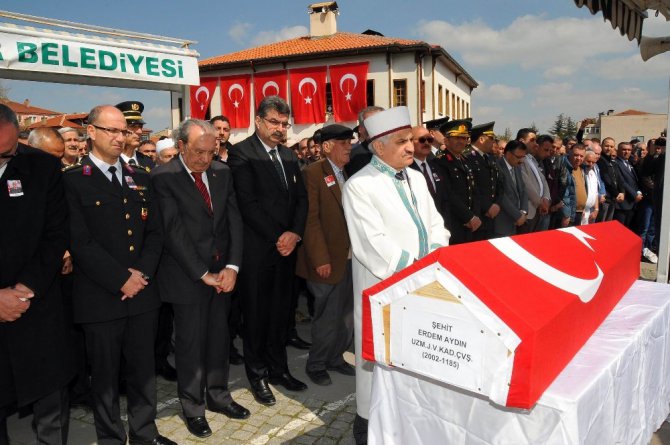 Şehit jandarma uzman çavuş Akşehir’de defnedildi