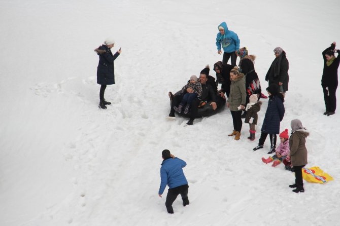 Baharda Konya’da kayak keyfi