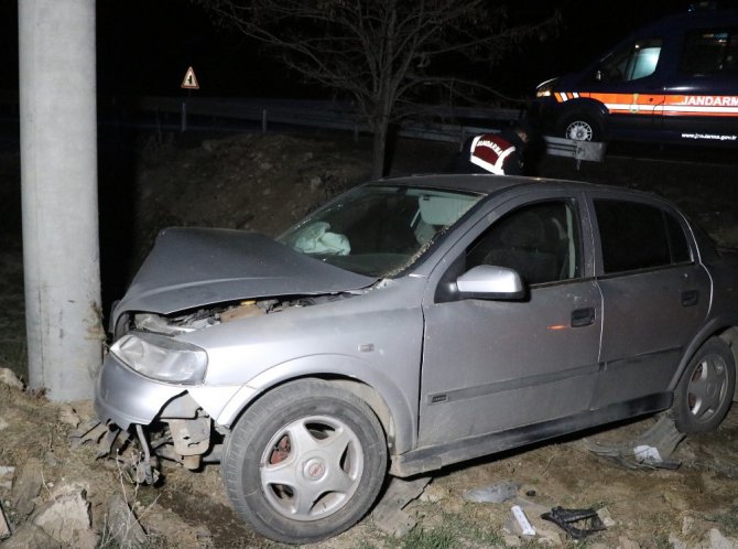 Otomobil şarampole düştü: 1’i çocuk 6 yaralı