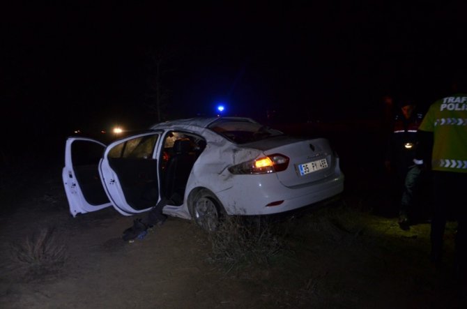 Konya’da otomobil takla attı: 1 ölü, 4 yaralı