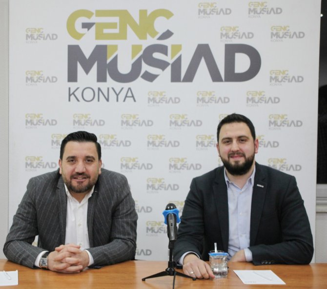 Genç MÜSİAD Konya Şubesinde konferans