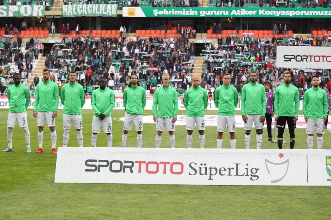 Spor Toto Süper Lig: Atiker Konyaspor: 1 - Demir Grup Sivasspor: 1 (İlk yarı)