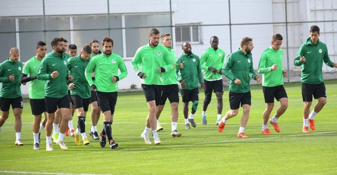 Atiker Konyaspor, Ankaragücü maçı hazırlıklarına devam etti