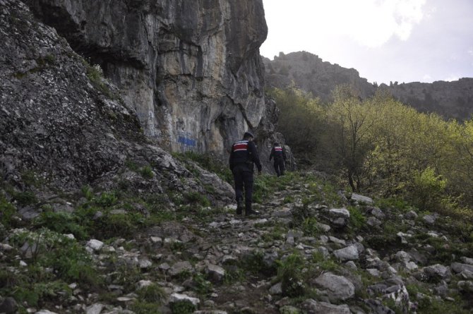 Ormanlık alanda bulunan ceset morga kaldırıldı