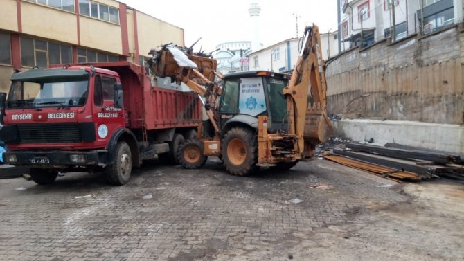 Beyşehir Belediyesi temizlikte yeni bir döneme başladı