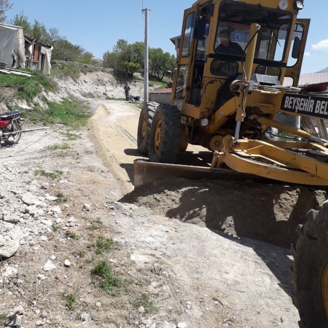 Beyşehir’de yayla yolları yaza hazırlanıyor