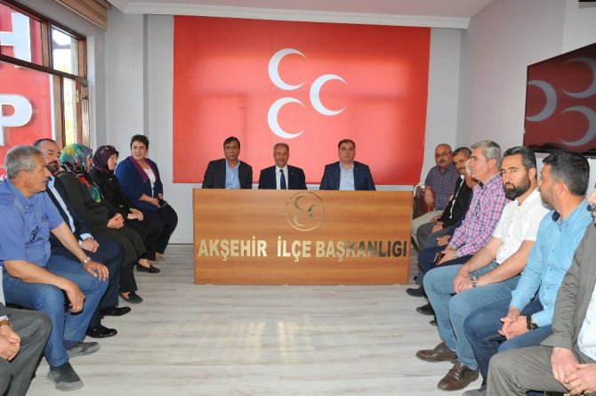 Başkan Akkaya ve AK Parti’den MHP’ye teşekkür ziyareti