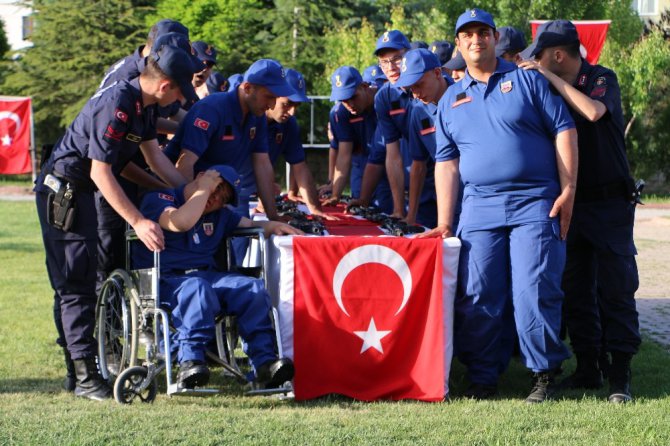 Konya’da engellilerin askerlik heyecanı