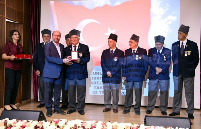 Selçuklu’da Kıbrıs gazilerine madalya ve berat verildi