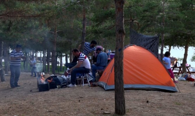 Sille Baraj Park’a tatilci akını