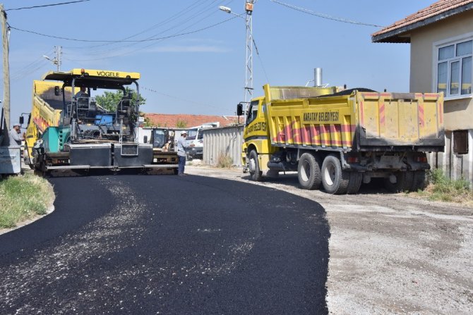 Başkan Kılca Çengilti’de asfalt çalışmalarını inceledi