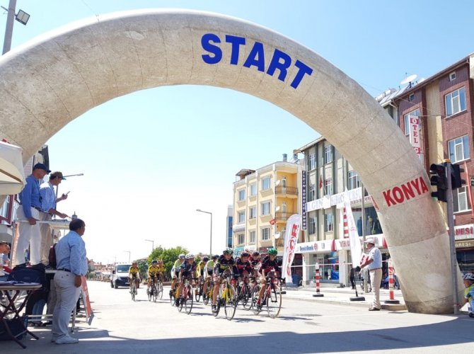 Ilgın Kaplıca Kupası bisiklet yarışları yapıldı