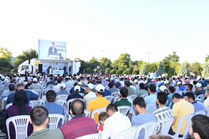 Ardıçlı sosyal konut projesinde kuralar çekildi