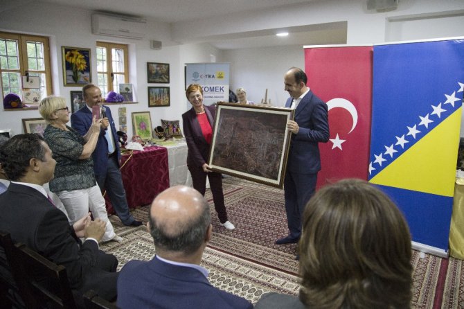 Başkan Altay, Saraybosna KOMEK Sergisinin açılışını yaptı