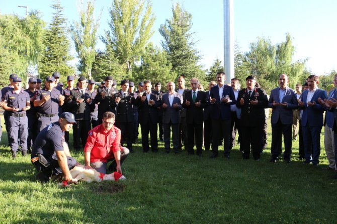 Bakan Kurum, bayram namazını kıldı, jandarma personeli ile bayramlaştı