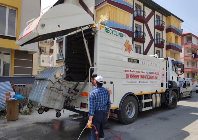 Ereğli Belediyesinden bayram sonrası temizlik hamlesi