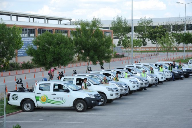 Büyükşehir’den Konya genelinde haşereyle mücadele