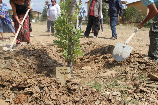 Bakan Yardımcısı Dursun’un adı sanatçıların köyündeki çınarlıkta yaşatılacak