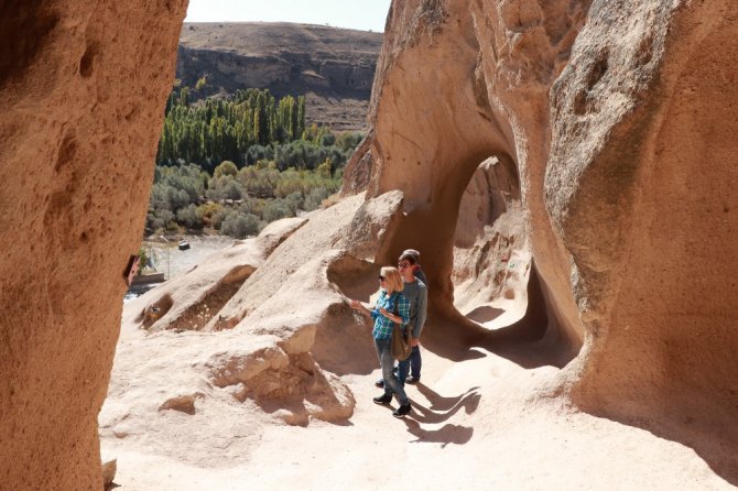 Aksaray’ın peribacaları olan Selime Katedrali turistlerin ilgi odağı