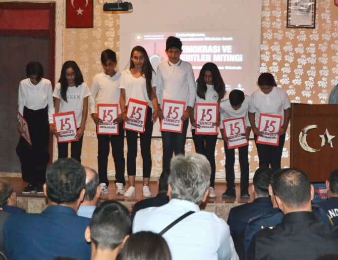 Kulu’da 15 Temmuz Demokrasi ve Milli Birlik Günü etkinliği