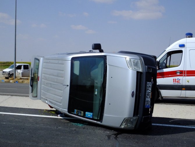 Aksaray’da trafik kazası: 5 yaralı