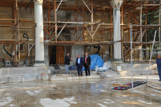 Hasan Paşa İmaret Cami restorasyonunda son aşamaya gelindi