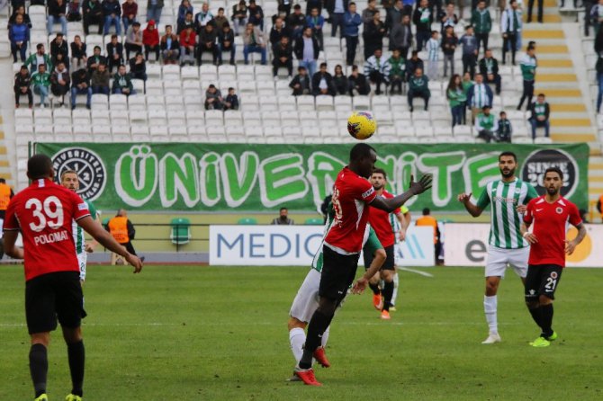 Süper Lig: Konyaspor: 1 - Gençlerbirliği: 1 (Maç sonucu)