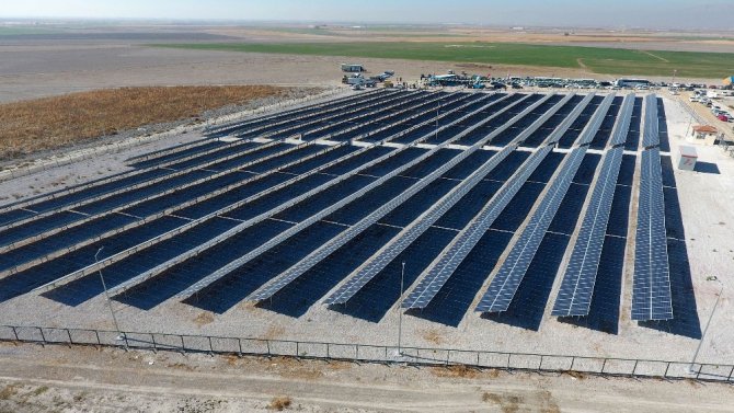 Karatay Güneş Enerji Santrali hizmete açıldı