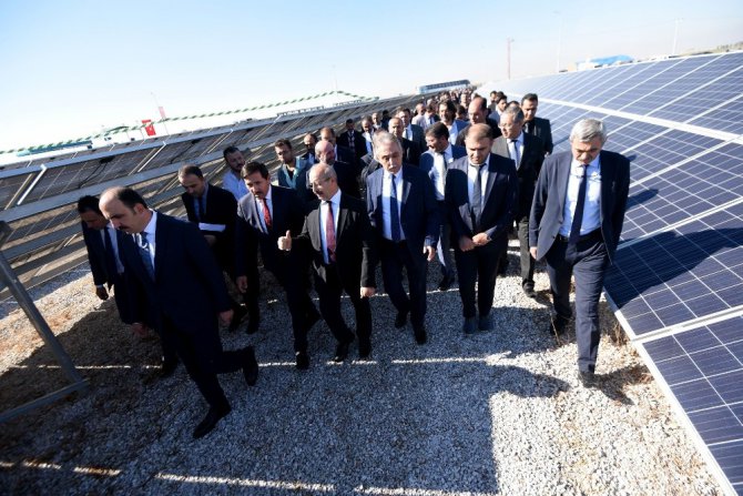 Karatay Güneş Enerji Santrali hizmete açıldı