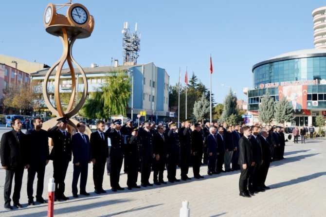 Kulu’da, Atatürk ölümünün 81. yıl dönümünde törenle anıldı