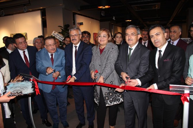 Prof. Dr. Ahmet Dalkıran’ın kişisel resim sergisine yoğun ilgi