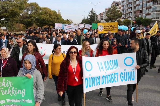 Beyşehir’de hareketli yaşam yürüyüşü