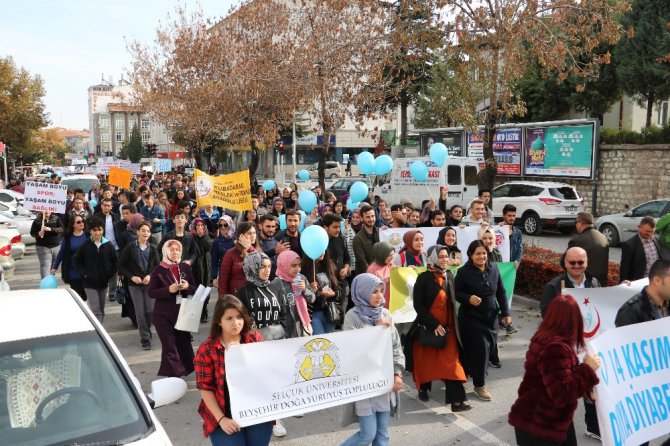 Beyşehir’de hareketli yaşam yürüyüşü