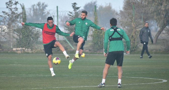 Konyaspor Beşiktaş maçı hazırlıklarına yeniden başladı