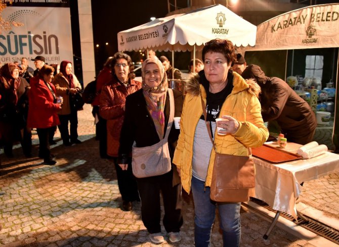 Karatay Belediyesi’nden Şeb-i Arus’a özel çorba ve sahlep ikramı