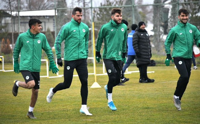 Konyaspor, A.Alanyaspor maçı hazırlıklarını sürdürdü