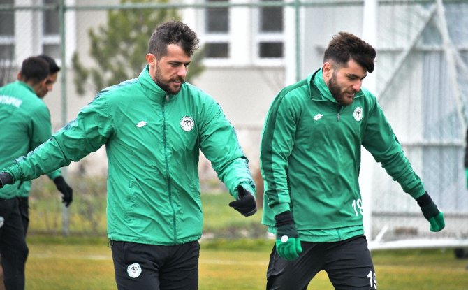 Konyaspor, A.Alanyaspor maçı hazırlıklarını sürdürdü