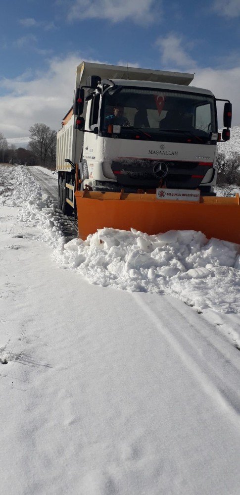 Selçuklu’da ekipler kış şartlarına hazır