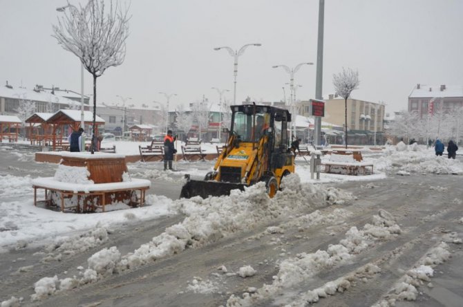 Ereğli Belediyesinden kar yağışına tedbir