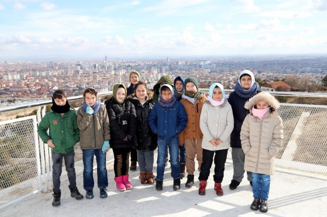 Konyalı öğrencilerin yarıyıl tatili dolu dolu geçiyor