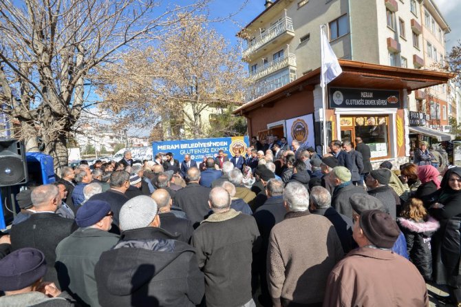 Meram’a glutensiz ekmek büfesi açıldı