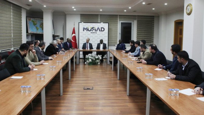 MÜSİAD Konya Zimbabve Yerel Yönetimler Bakanını ağırladı