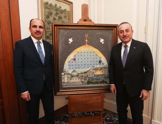 TDBB Başkanı Altay, Bakan Çavuşoğlu’nu ziyaret etti