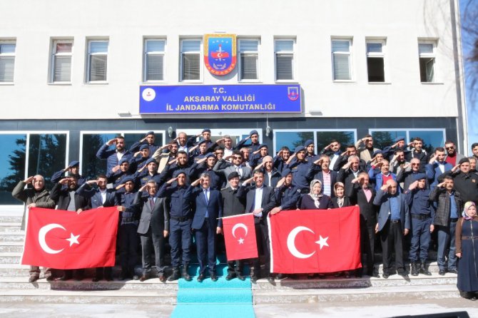 Aksaray’da Mehmetçik için kurban kesilerek dua edildi