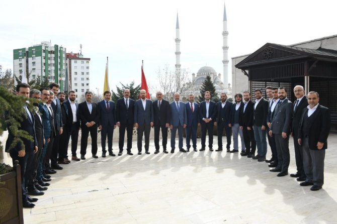 Bilal Erdoğan Başkan Altay’ı ziyaret etti