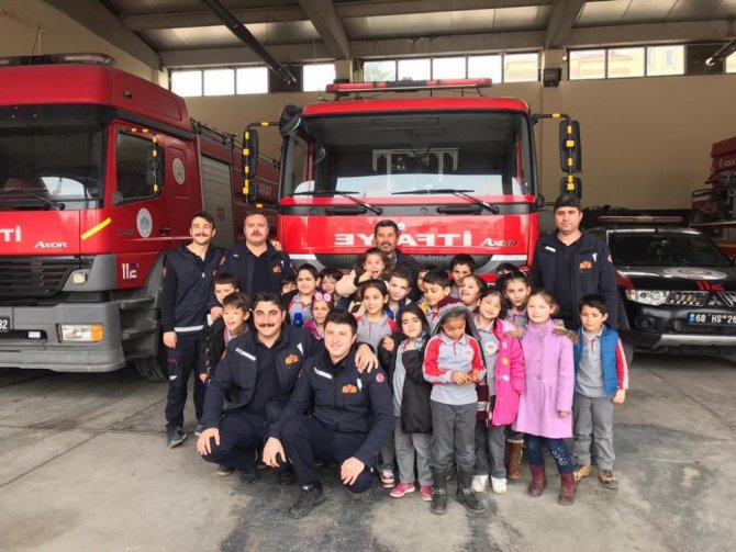 Aksaray İtfaiyesinden deprem tatbikatı