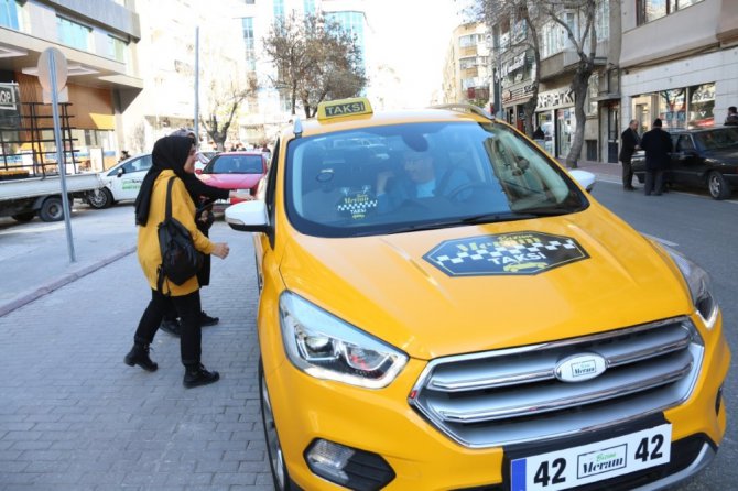 Başkan Kavuş ‘Bizim Meram Taksi’ ile Meram yollarında