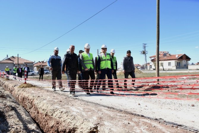 Aksaray Hürriyet Mahallesi doğal gaza kavuşuyor